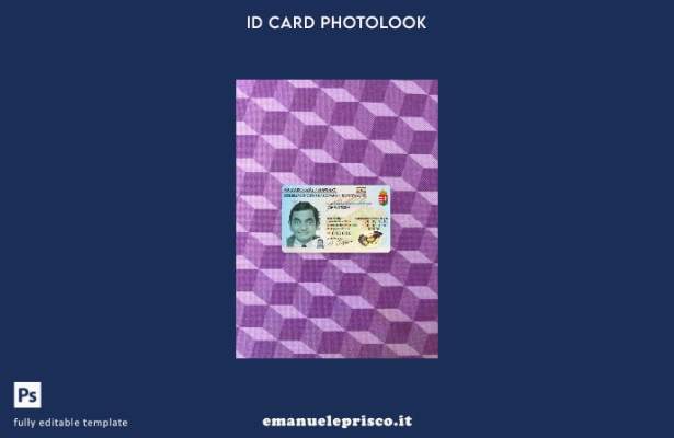 modello FRONTALE photolook ID stile verificato Ungheria